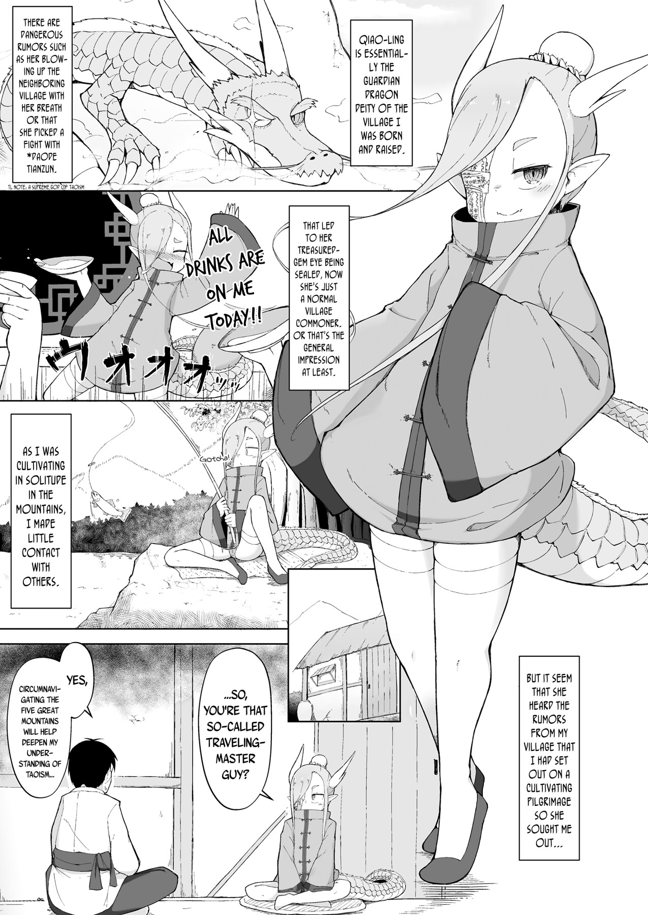 Hentai Manga Comic-The Master Taoist and The One-Eyed Dragon-Read-3